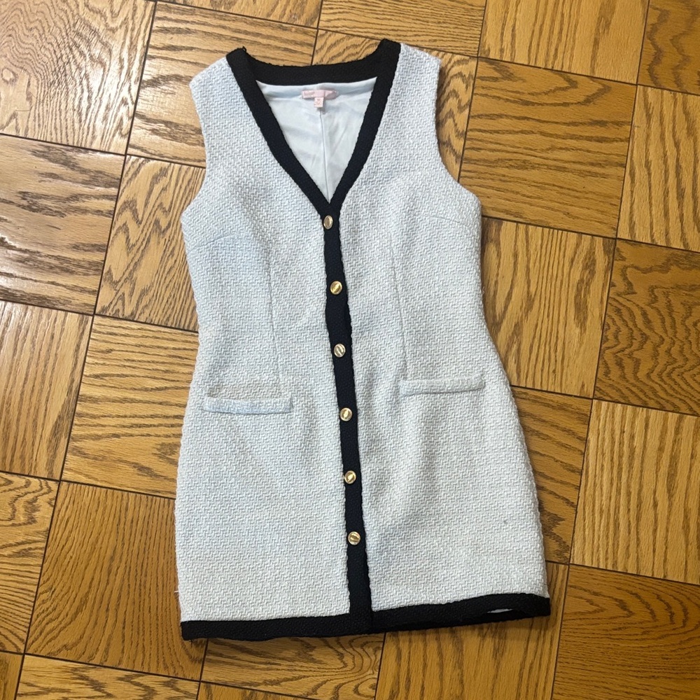 BeBop Black and White Mini Dress